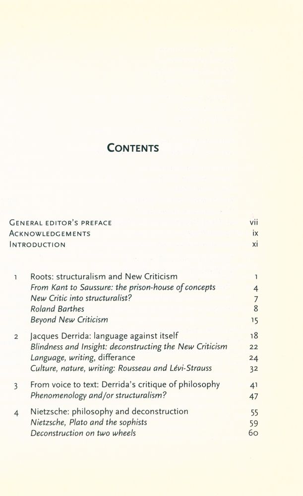 『Deconstruction : Theory and Practice』 2