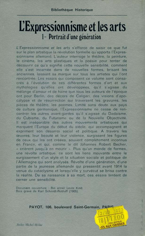 『L'Expressionnisme et les arts 1 : Portrait d'une génération』 3