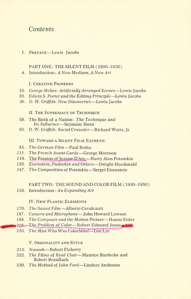 『THE EMERGENCE OF FILM ART』 2