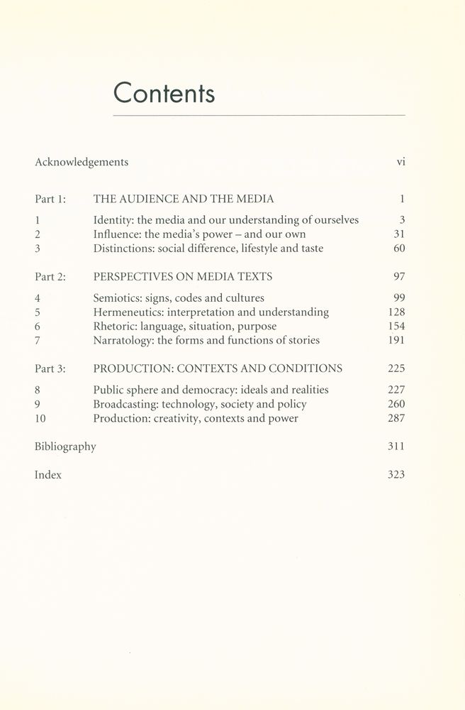 『UNDERSTANDING MEDIA CULTURE』 2