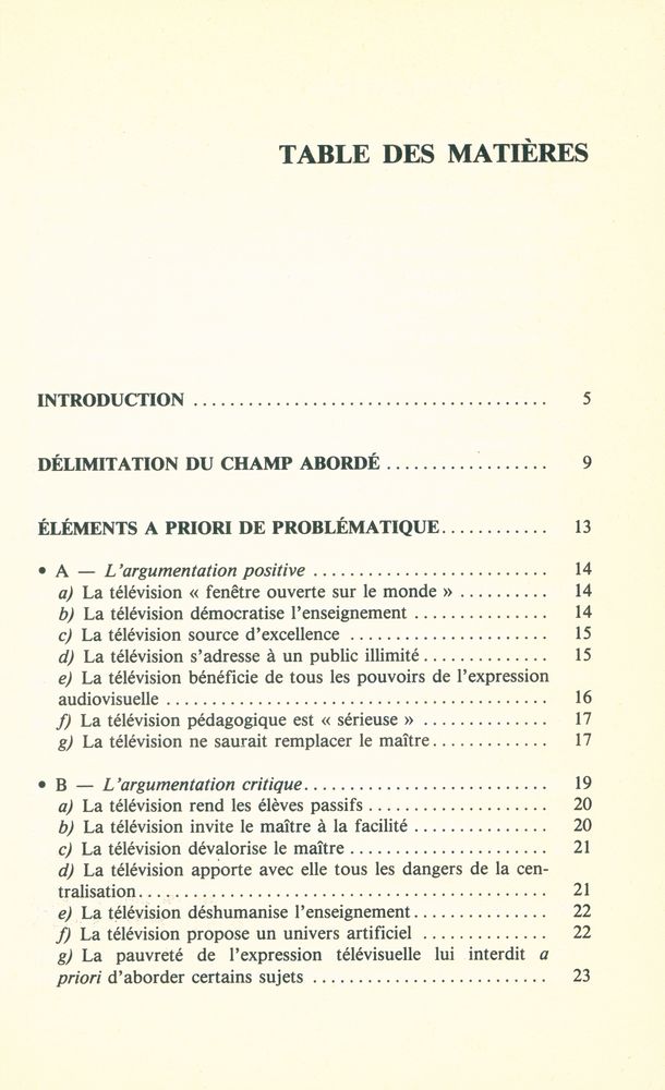 『TELEVISION DIDACTIQUE: ENTRE LE KITSCH ET LES SYSTEMES DU TROISIEME TYPE』 2