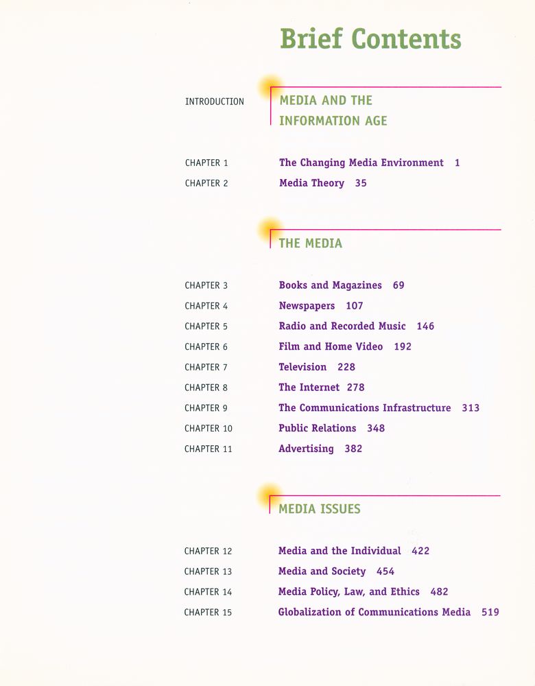 『media now : communications Media in the Information Age』 2
