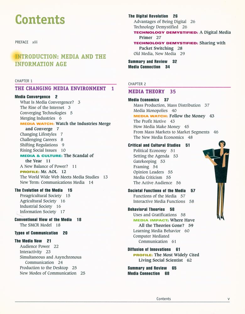 『media now : communications Media in the Information Age』 3