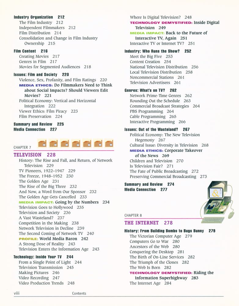 『media now : communications Media in the Information Age』 6