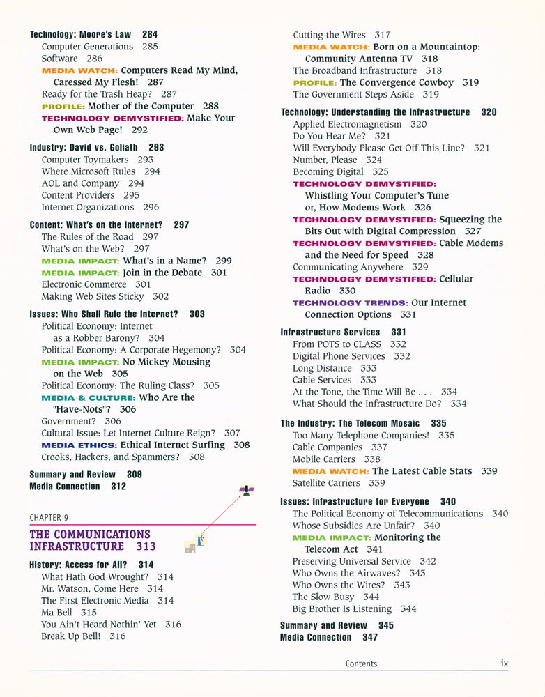 『media now : communications Media in the Information Age』 7