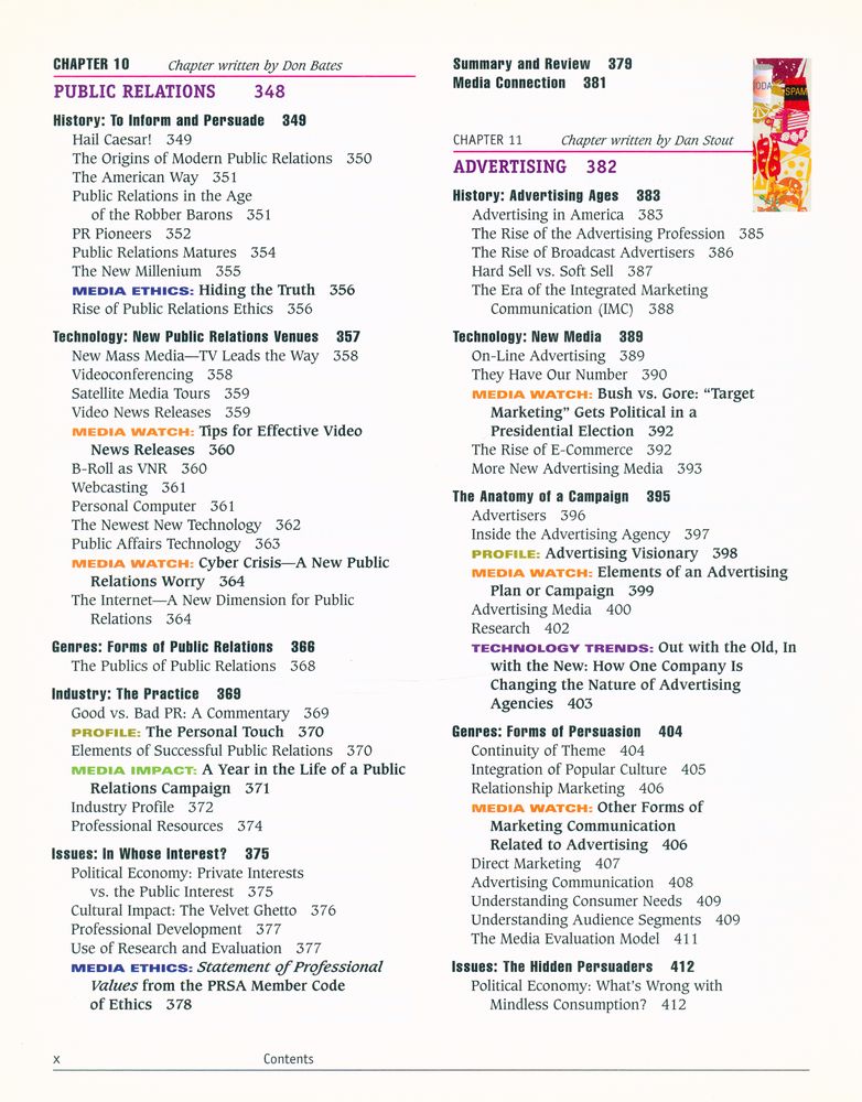 『media now : communications Media in the Information Age』 8