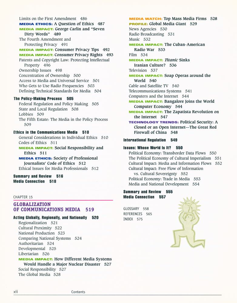 『media now : communications Media in the Information Age』