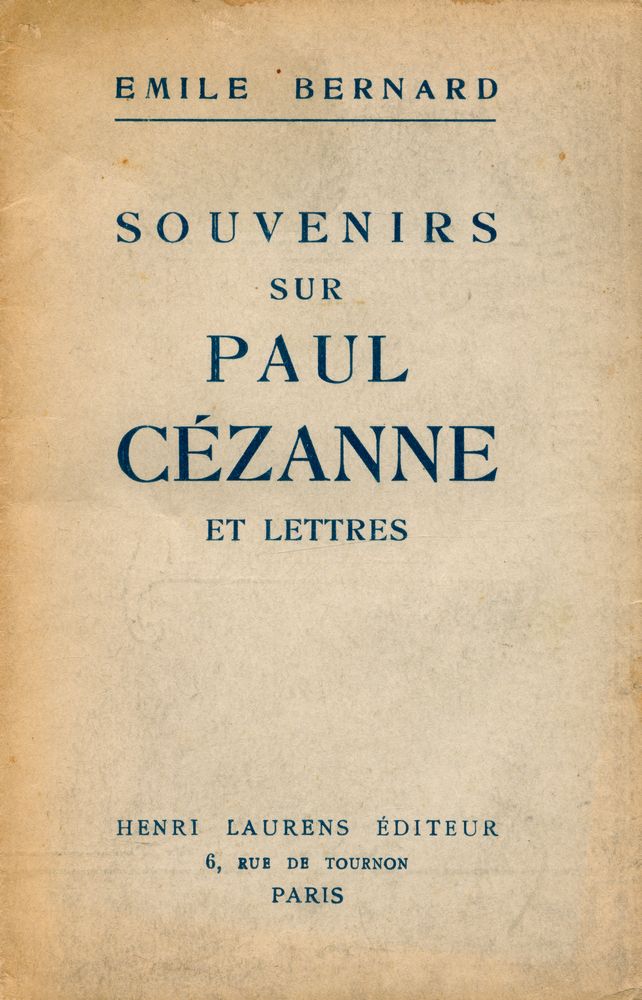 『SOUVENIRS SUR PAUL CÉZANNE ET LETTRES』 1