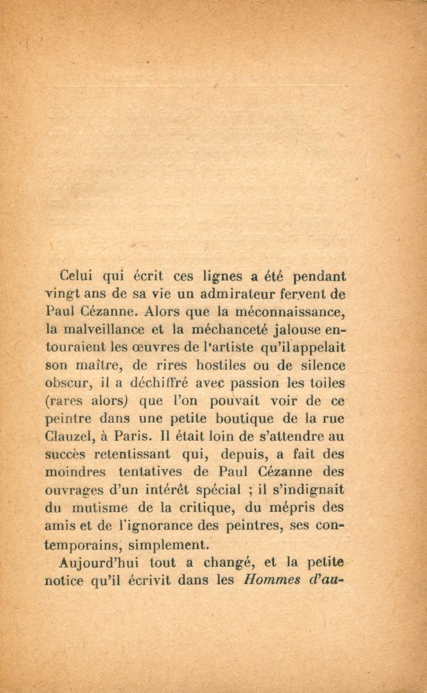 『SOUVENIRS SUR PAUL CÉZANNE ET LETTRES』 2