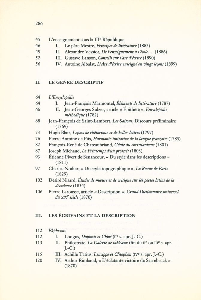 『La Description littéraire : De l'Antiquité à Roland Barthes : une anthologie』 3