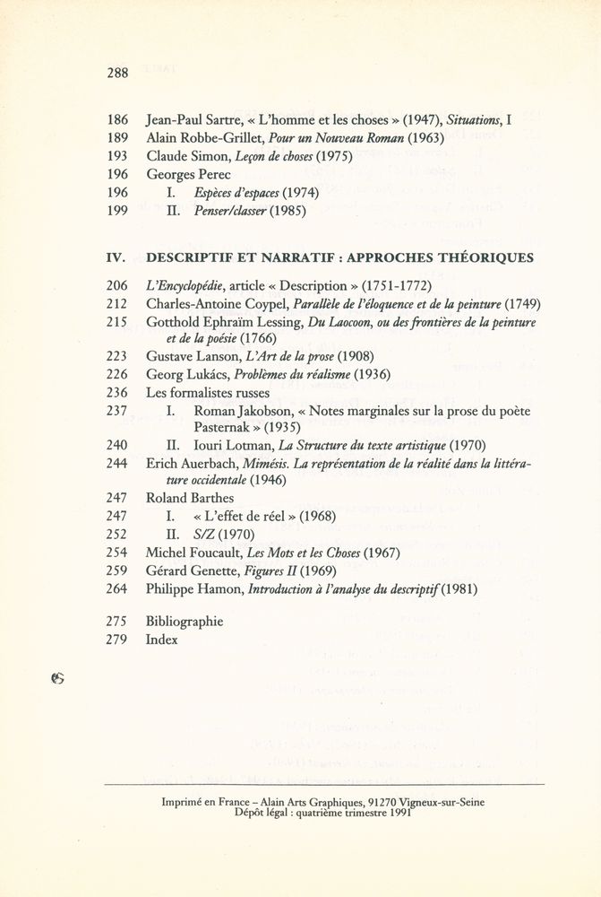 『La Description littéraire : De l'Antiquité à Roland Barthes : une anthologie』 5