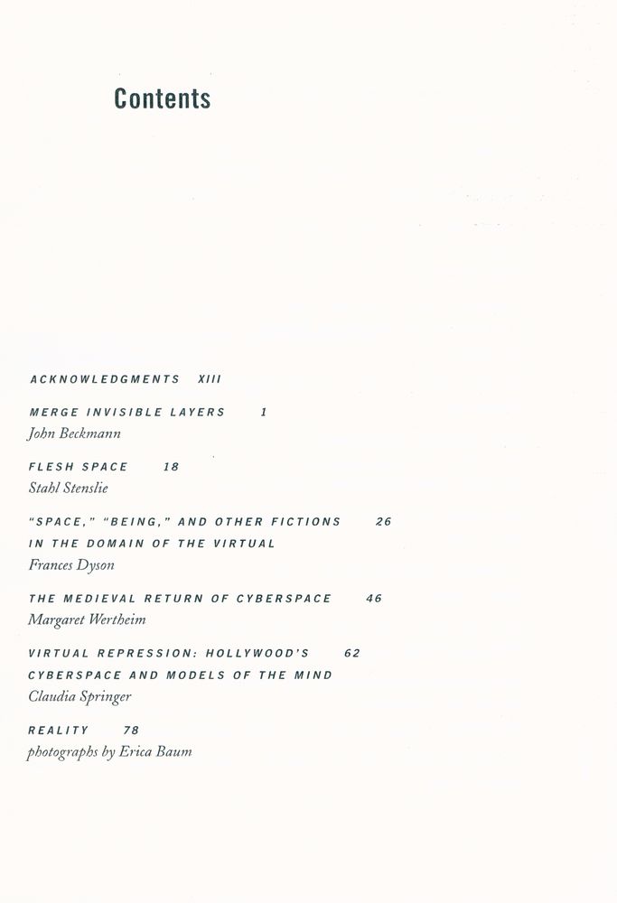 『The Virtual dimension : architecture, representation, and crash culture』 2