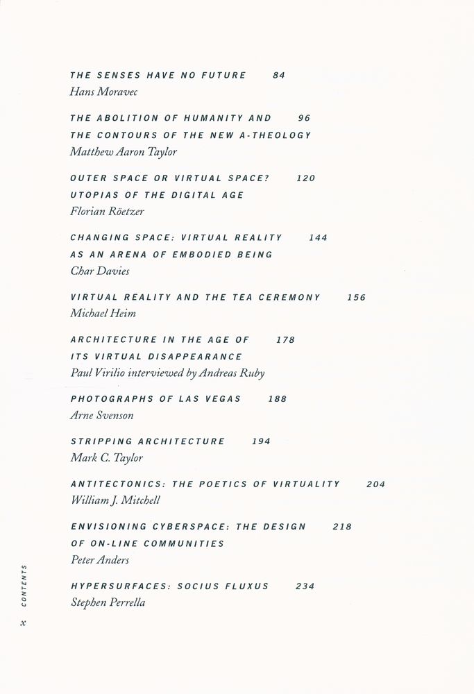 『The Virtual dimension : architecture, representation, and crash culture』 3