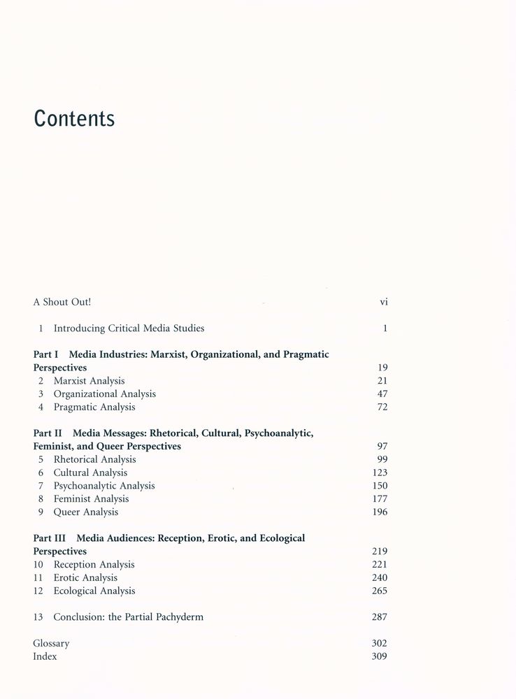『CRITICAL MEDIA STUDIES: AN INTRODUCTION』 2