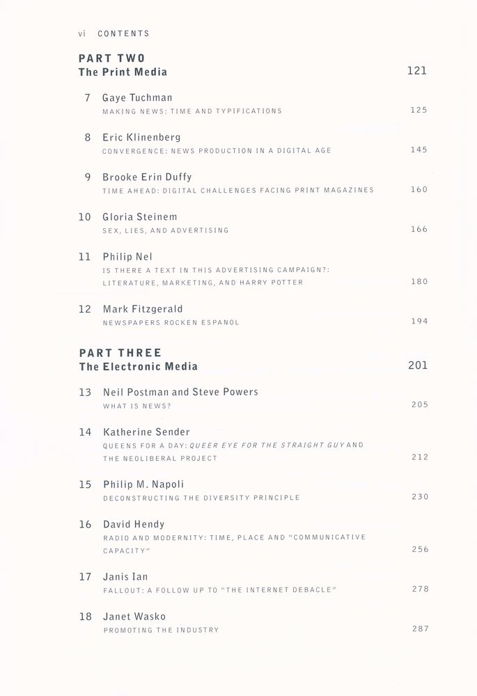 『Key readings in media today : mass communication in contexts』 3