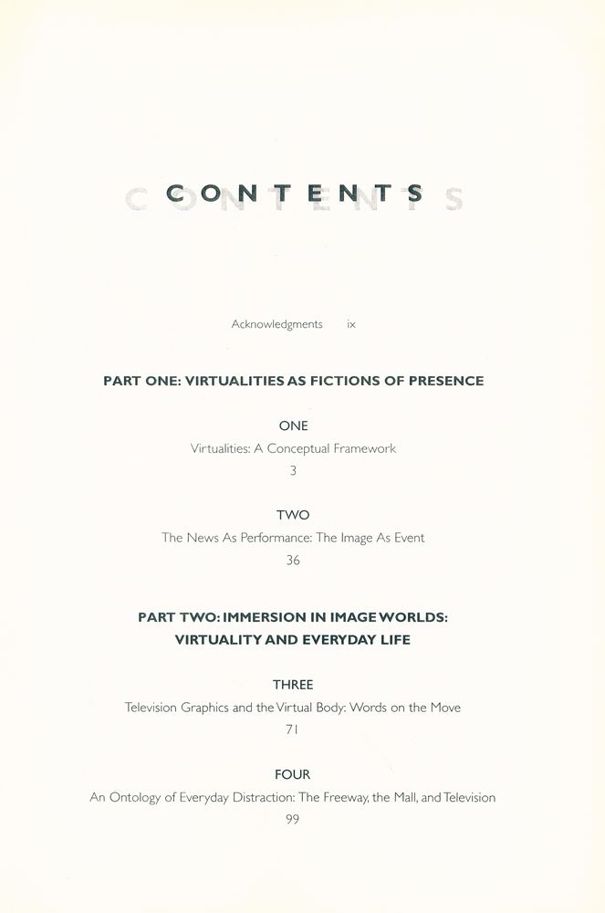 『Virtualities : television, media art, and cyberculture』 2
