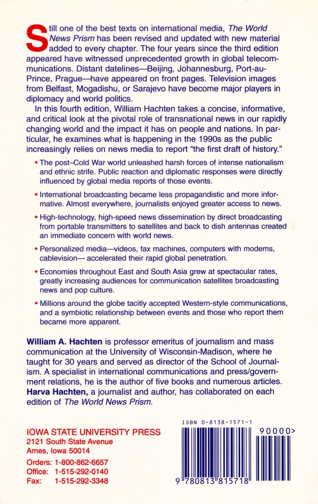 『The world news prism : changing media of international communication』 3