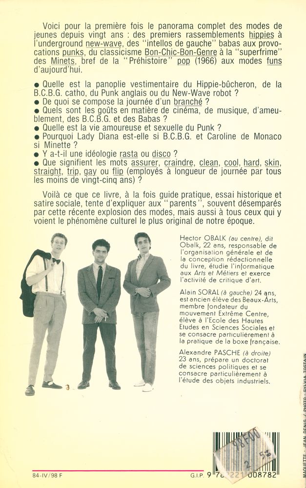 『LES MOUVEMENTS DE MODE EXPLIQUÉS AUX PARENTS』 3