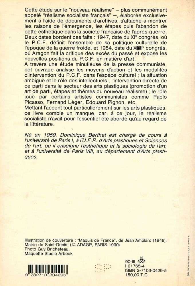 『LE P.C.F. LA CULTURE ET L'ART』 6