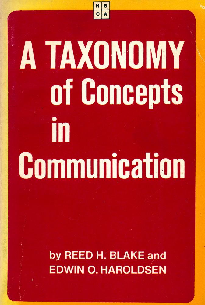 『A taxonomy of concepts in communication』 1
