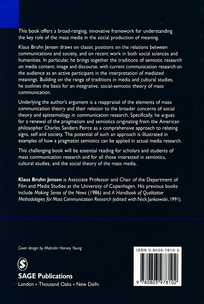 『The Social Semiotics of Mass Communication』 4