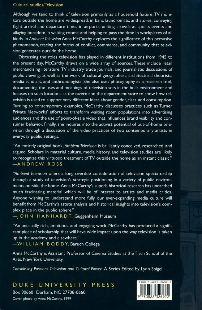 『AMBIENT TELEVISION : visual culture and public space』 3