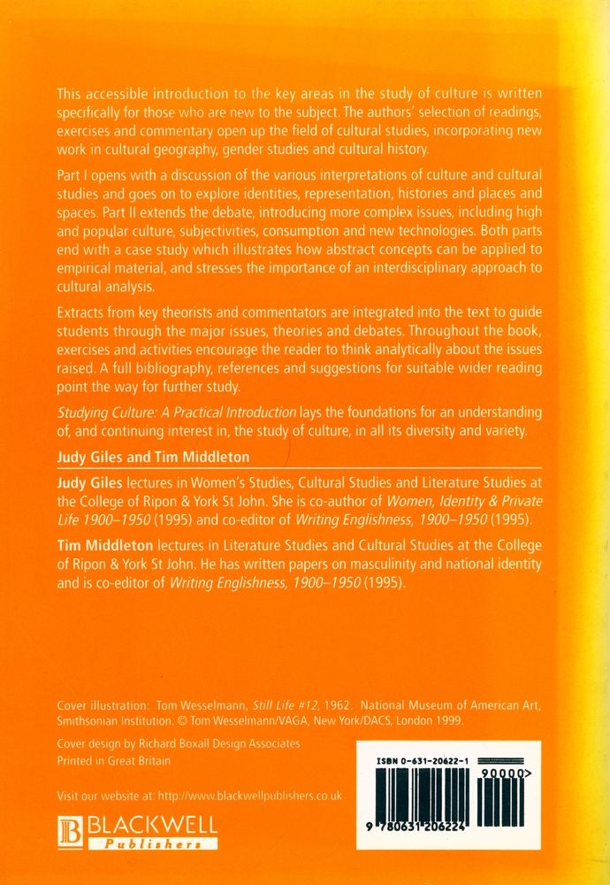 『Studying culture : a practical introduction』 5