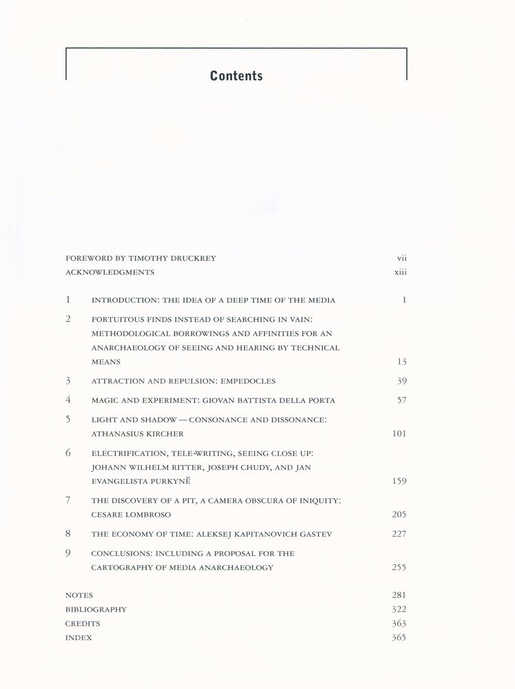 『Deep time of the media : toward an archaeology of hearing and seeing by technical means』 2