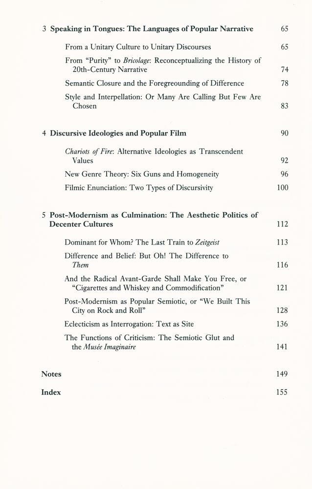 『Uncommon cultures : popular culture and post - modernism』 3