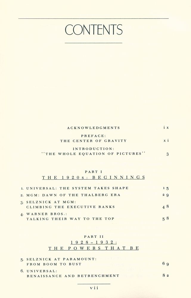 『The genius of the system : Hollywood Film - making in the studio era』 2
