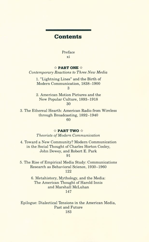 『Media and the American Mind』 2