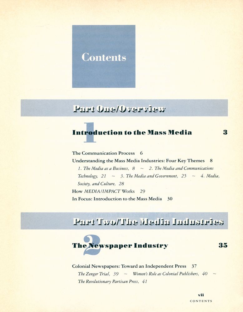 『Media/impact : an introduction to mass media』 2