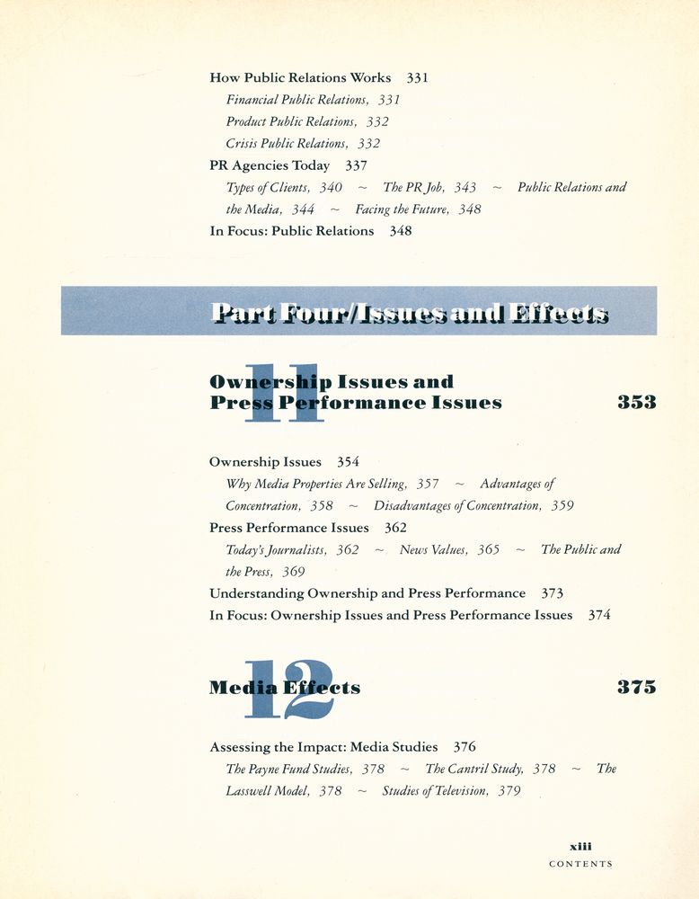 『Media/impact : an introduction to mass media』 8