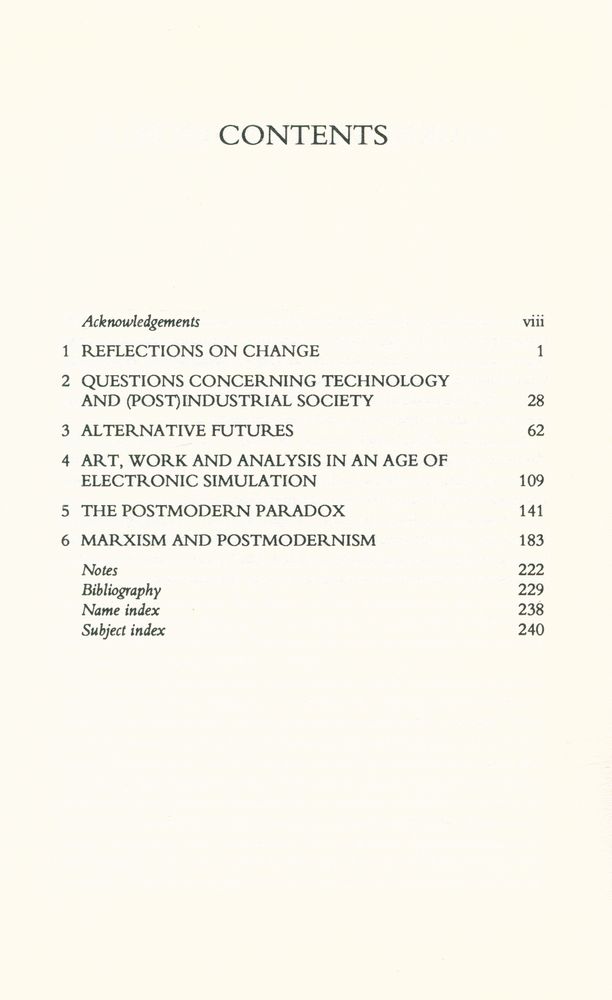 『Modern conditions, postmodern controversies』 2