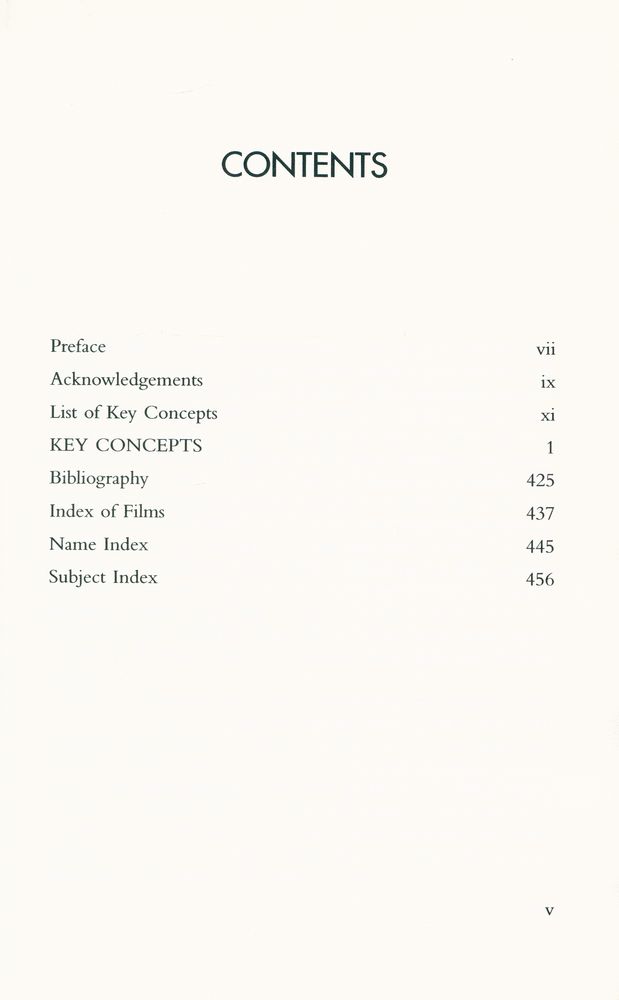 『KEY CONCEPTS IN CINEMA STUDIES』 2