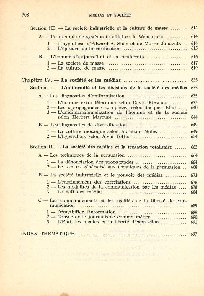 『MÉDIAS ET SOCIÉTÉ』