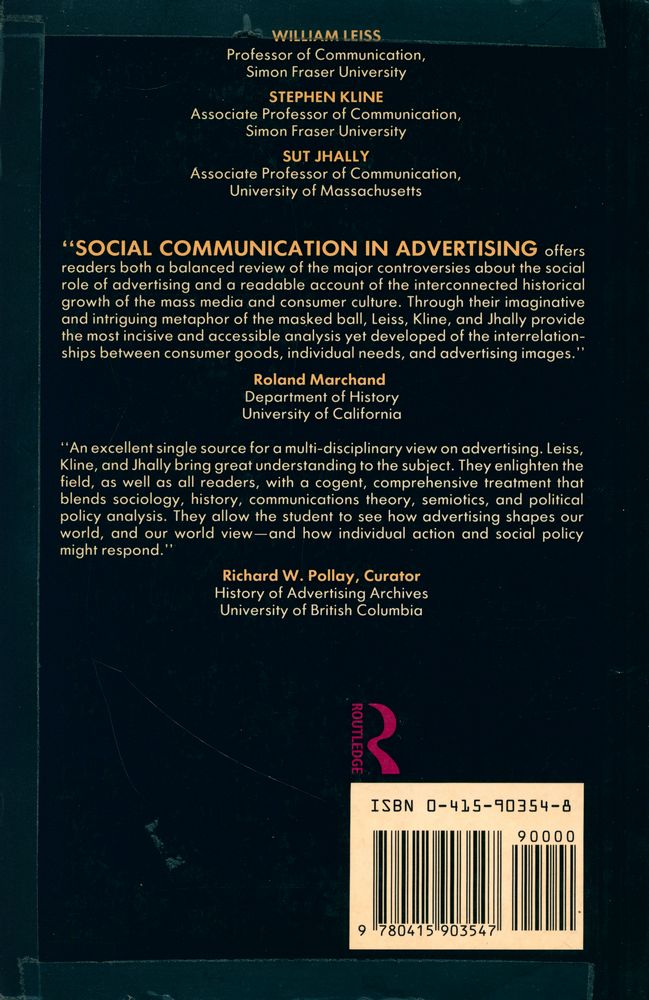 『Social communication in advertising』 5