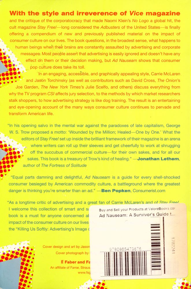 『Ad nauseam : a survivor's Guide to American consumer culture』 6