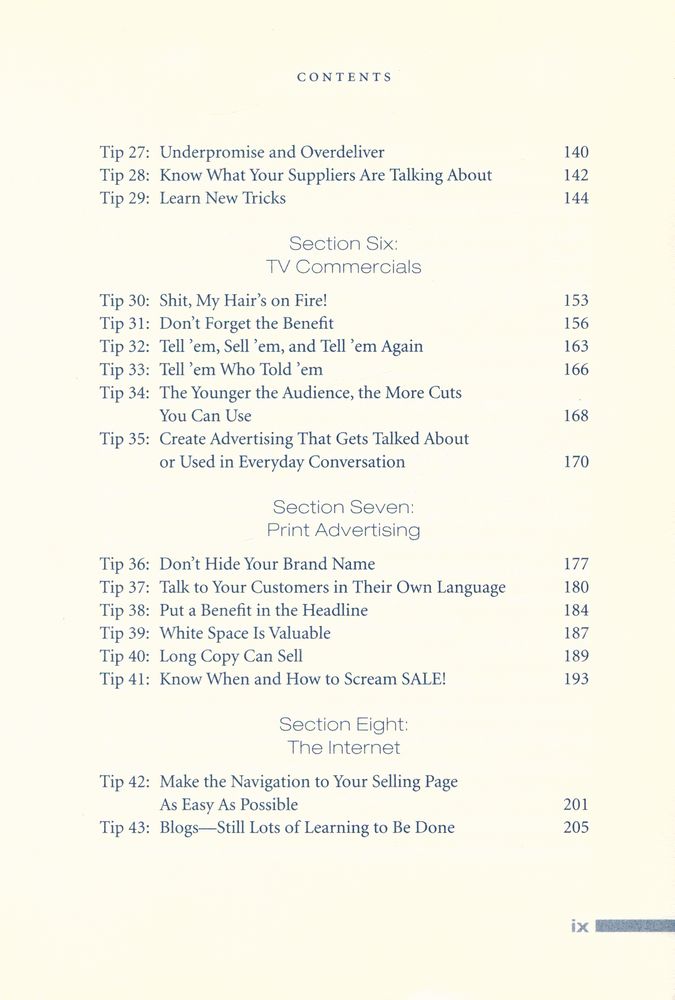 『The LITTLE BLUE BOOK OF ADVERTISING : 52 SMALL IDEAS THAT CAN MAKE A BIG DIFFERENCE』 4