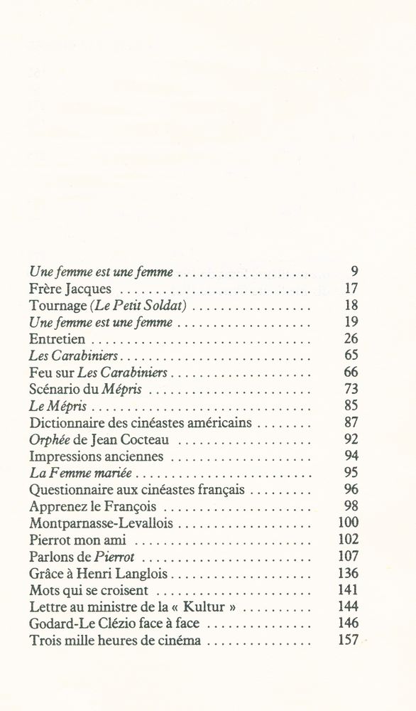 『GODARD PAR GODARD LES ANNÉES KARINA』 2