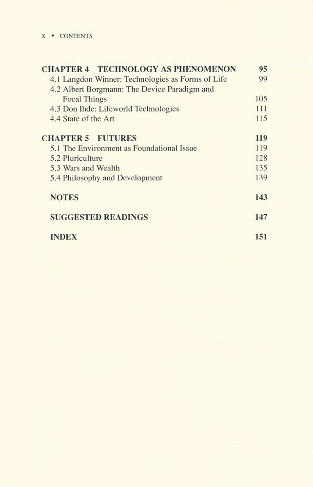 『Philosophy of technology : an introduction』 3