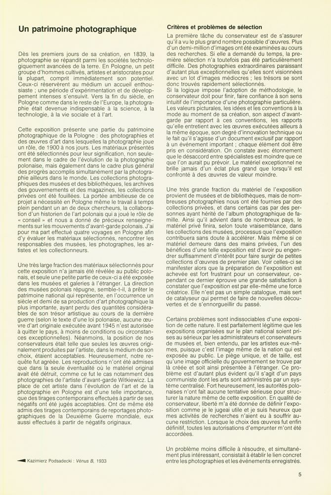 《La Photographie polonaise, 1900 - 1981》 2