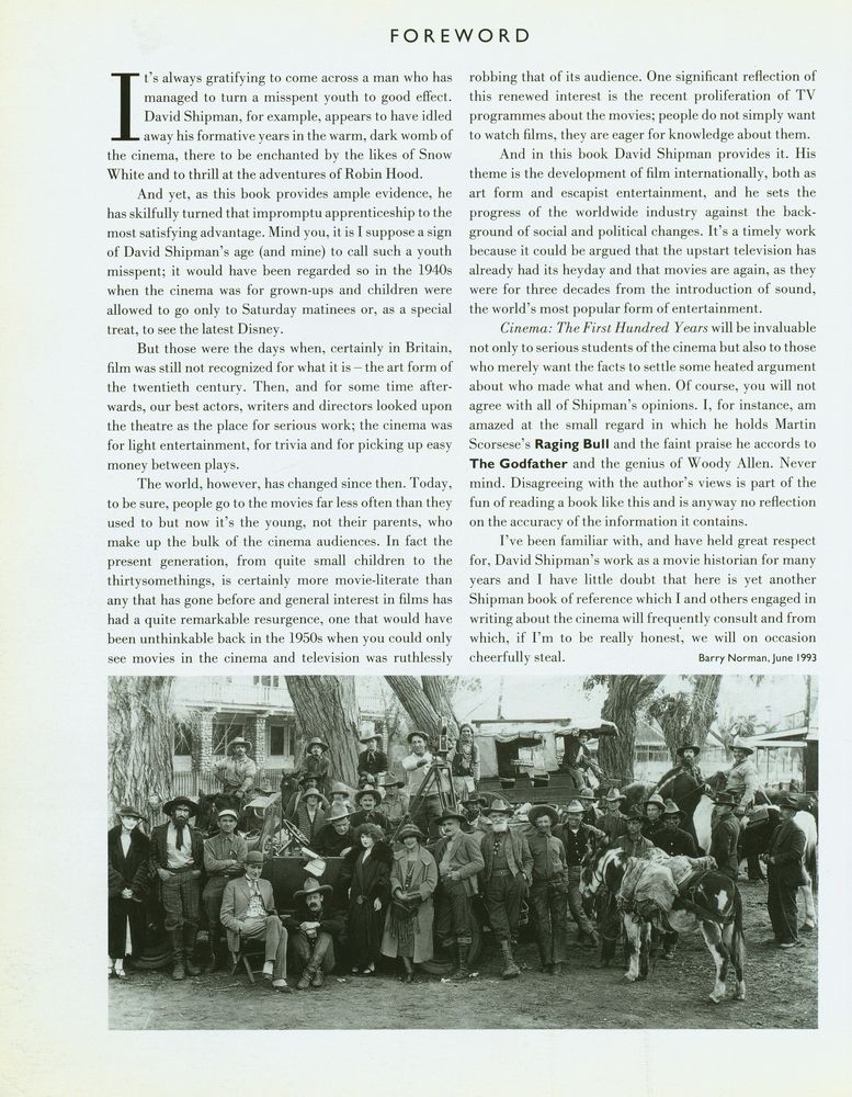 『CINEMA : THE FIRST HUNDRED YEARS』 2