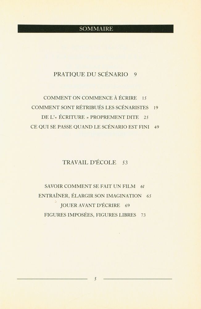 『Exercice du scénario』 2