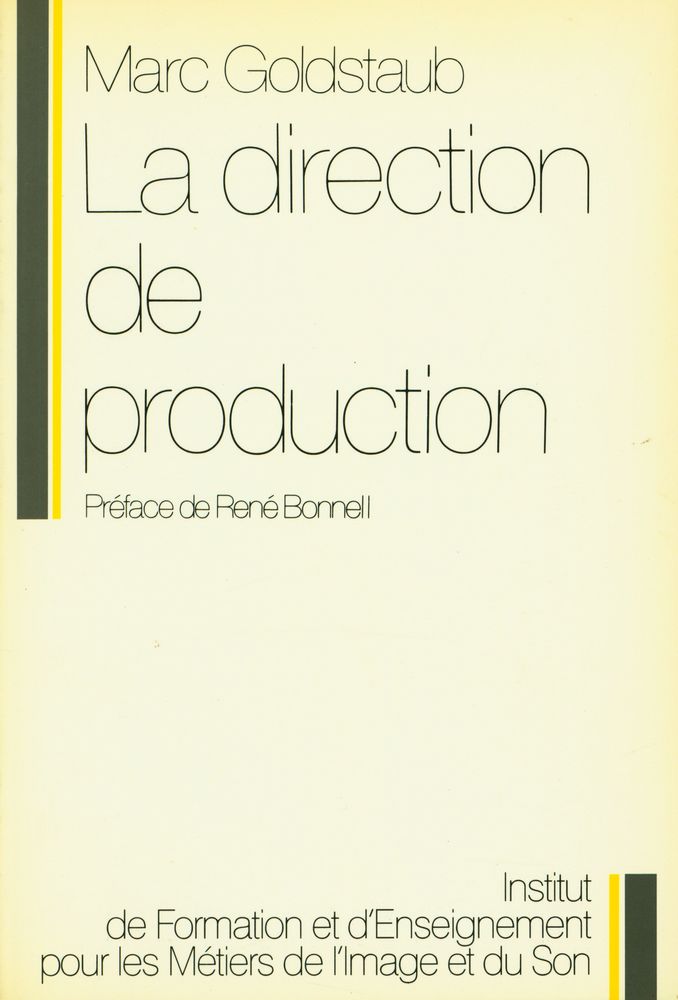 『La direction de production』 1