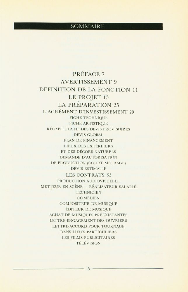 『La direction de production』 2