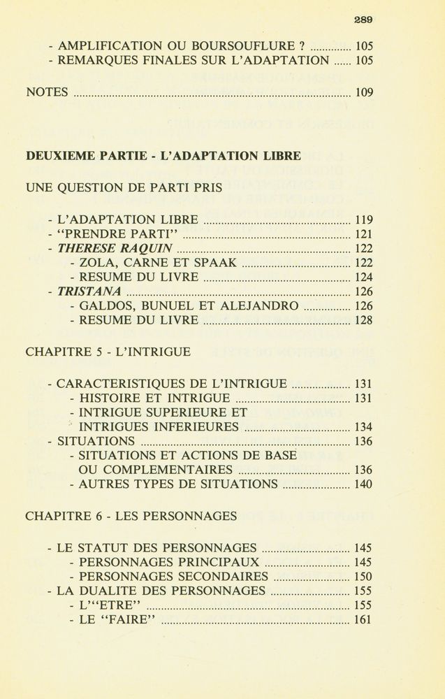 『L'ADAPTATION DU ROMAN AU FILM』 4