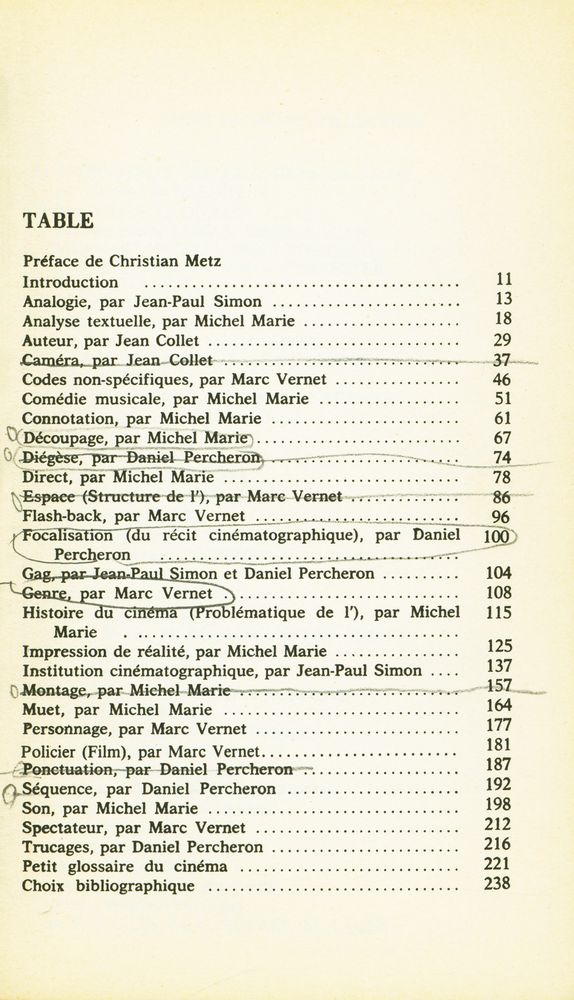 『Lectures du film』 2