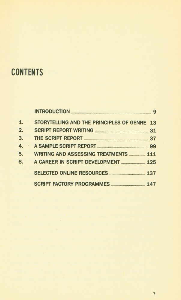 『READING SCREENPLAYS : how to analyse and evaluate film scripts』 2