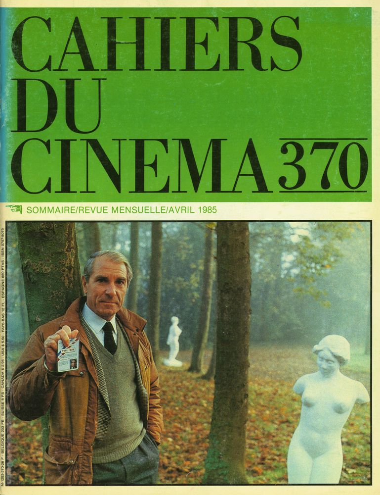 『CAHIERS DU CINEMA』 N°370 AVRIL 1985 1
